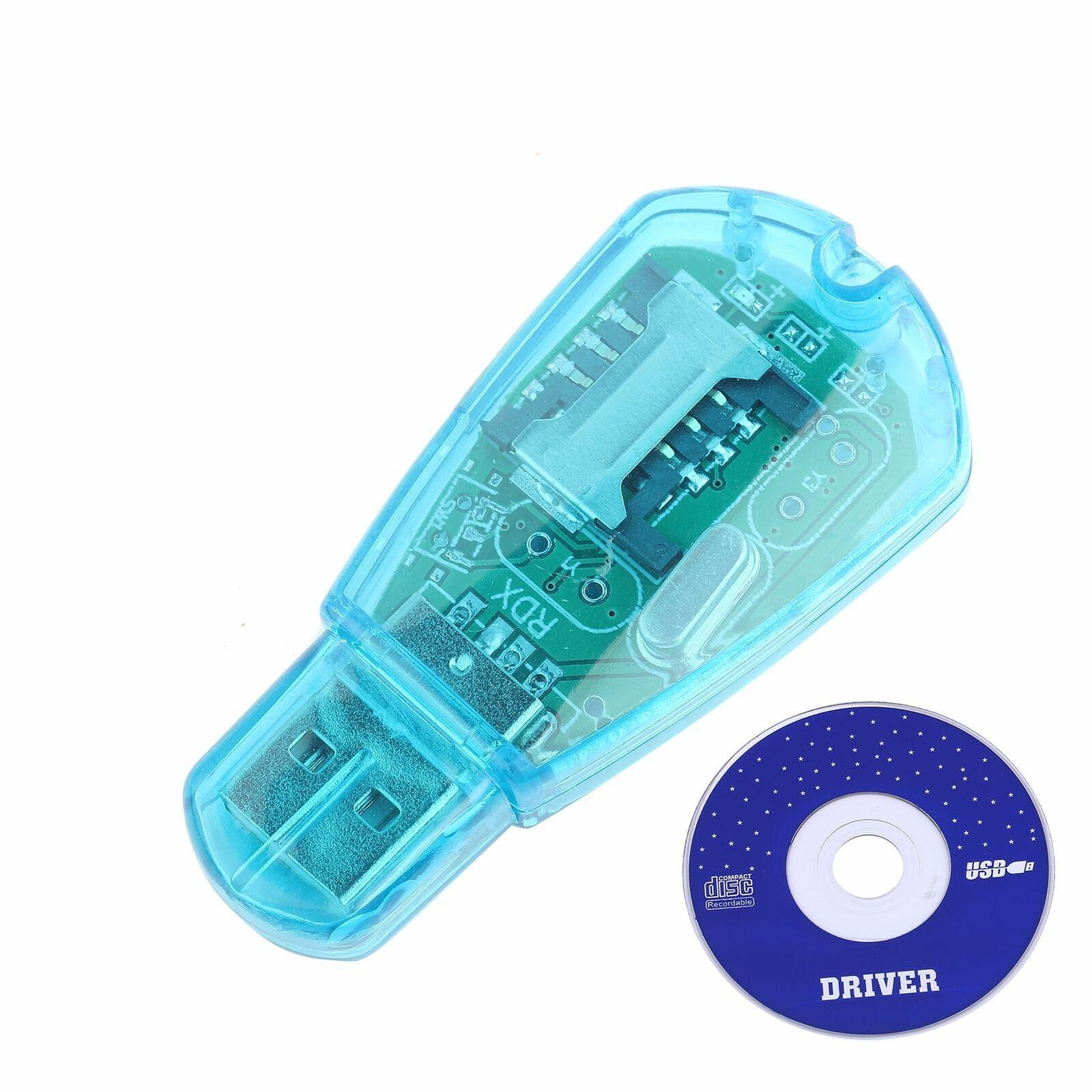 OZZZO Blauwe USB-simkaartlezer