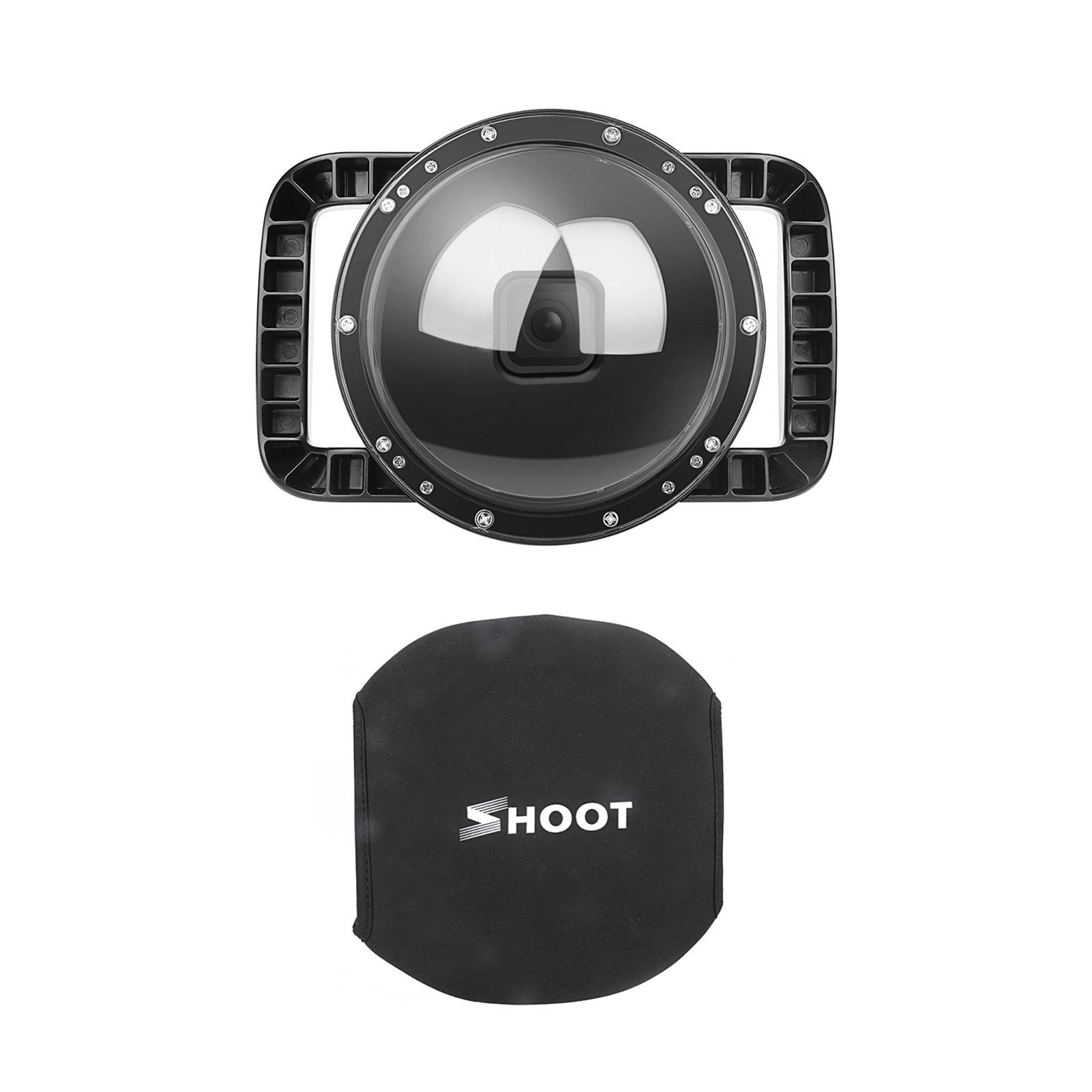 TOMTOP JMS XTGP559 Camera Dual Handle Dome Port Waterdichte behuizing Camera beschermhoes 45m waterdicht