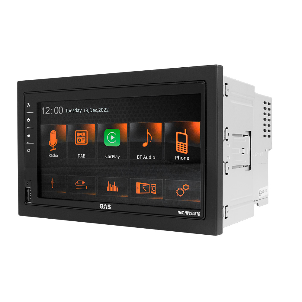 Gas Audio Power GAS MAX 2DIN Autoradio, 6,75 Touch, CarPlay, DAB