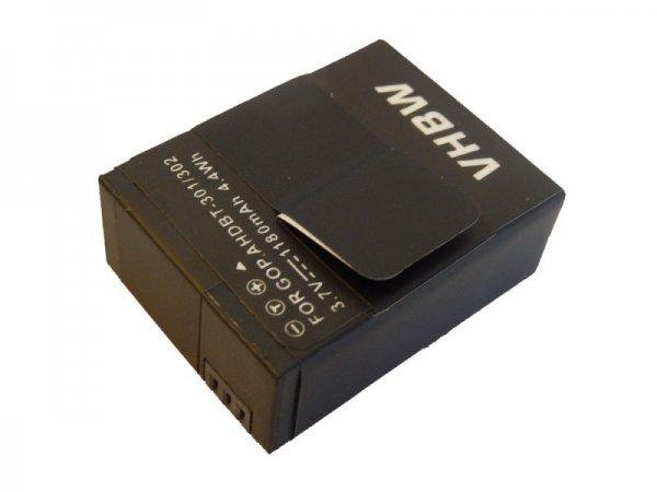 OZZZO Batterij voor GoPro Hero 3 AHDBT-201, 301, 302 950mAh