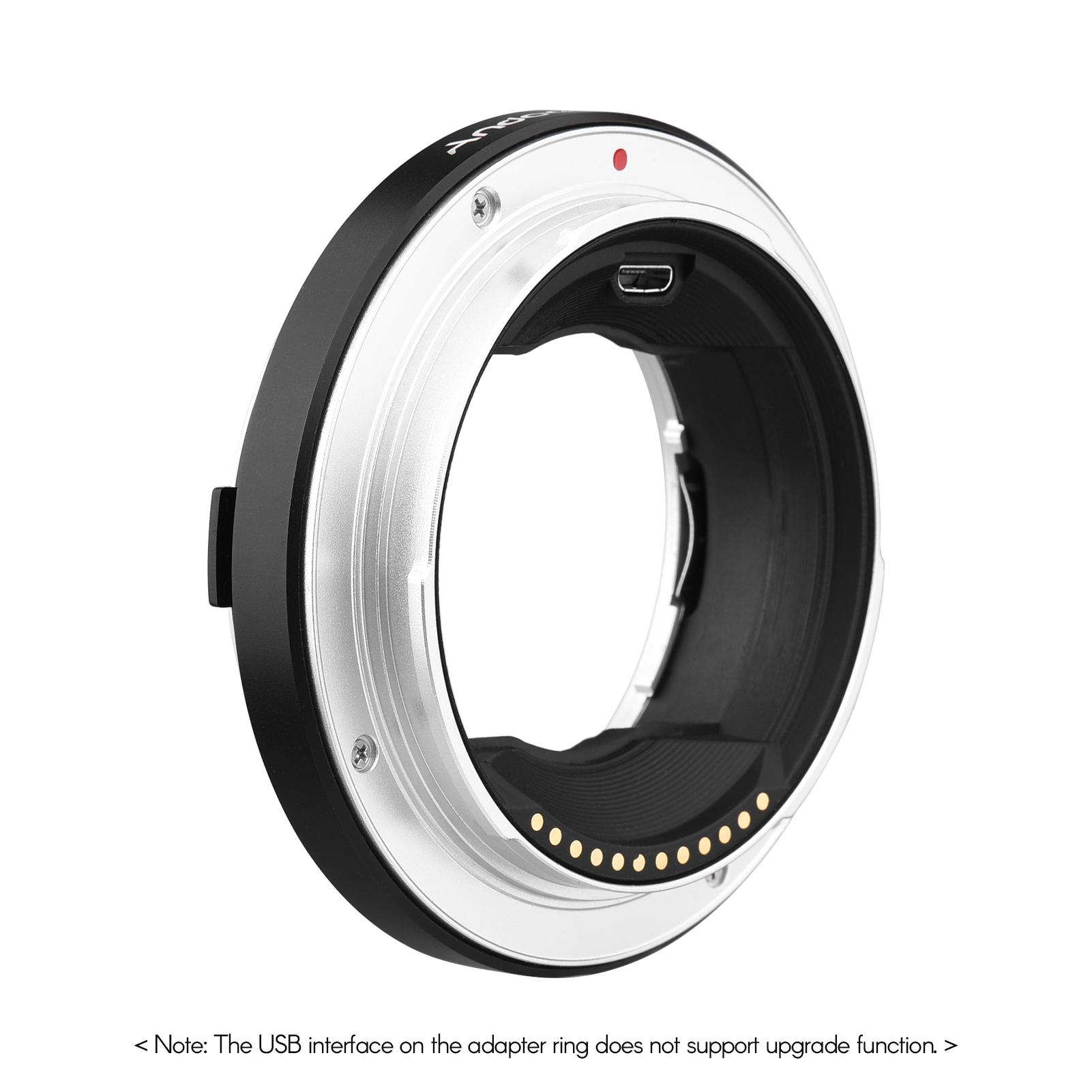 Andoer EF-GFX Camera Lens Adapter Ring Auto Focus Replacement for Canon EF-mount Lens to FujiFilm