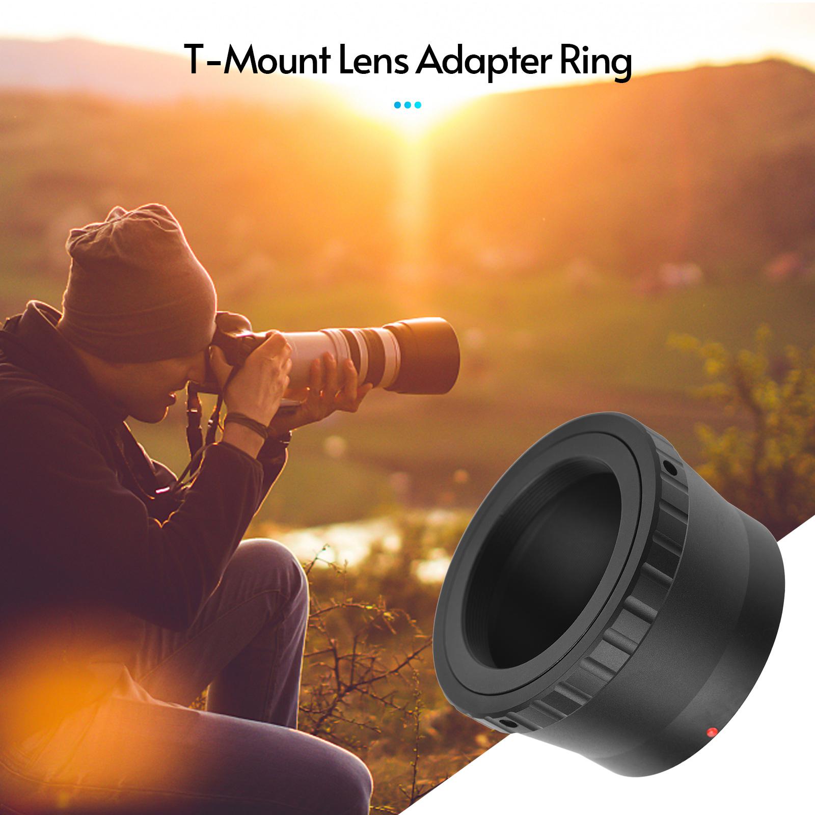 Andoer T2-M4/3 Metalen Lens Mount Adapter Ring T/T2 Mount Lens Adapter Vervanging voor Panasonic