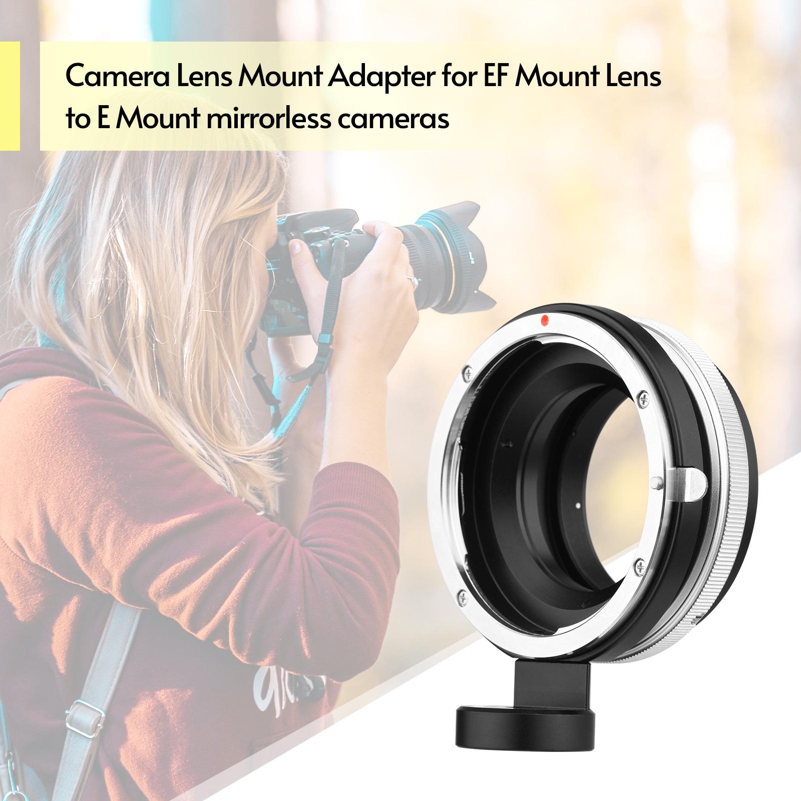 TOMTOP JMS FOTGA Metal Tilt Lens Mount Adapter Ring Compatibel met Canon EOS EF Mount Lens Vervanging voor
