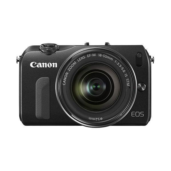 Canon Hybride  EOS M - Zwart + Lens 18-55mm f/3.5-5.6