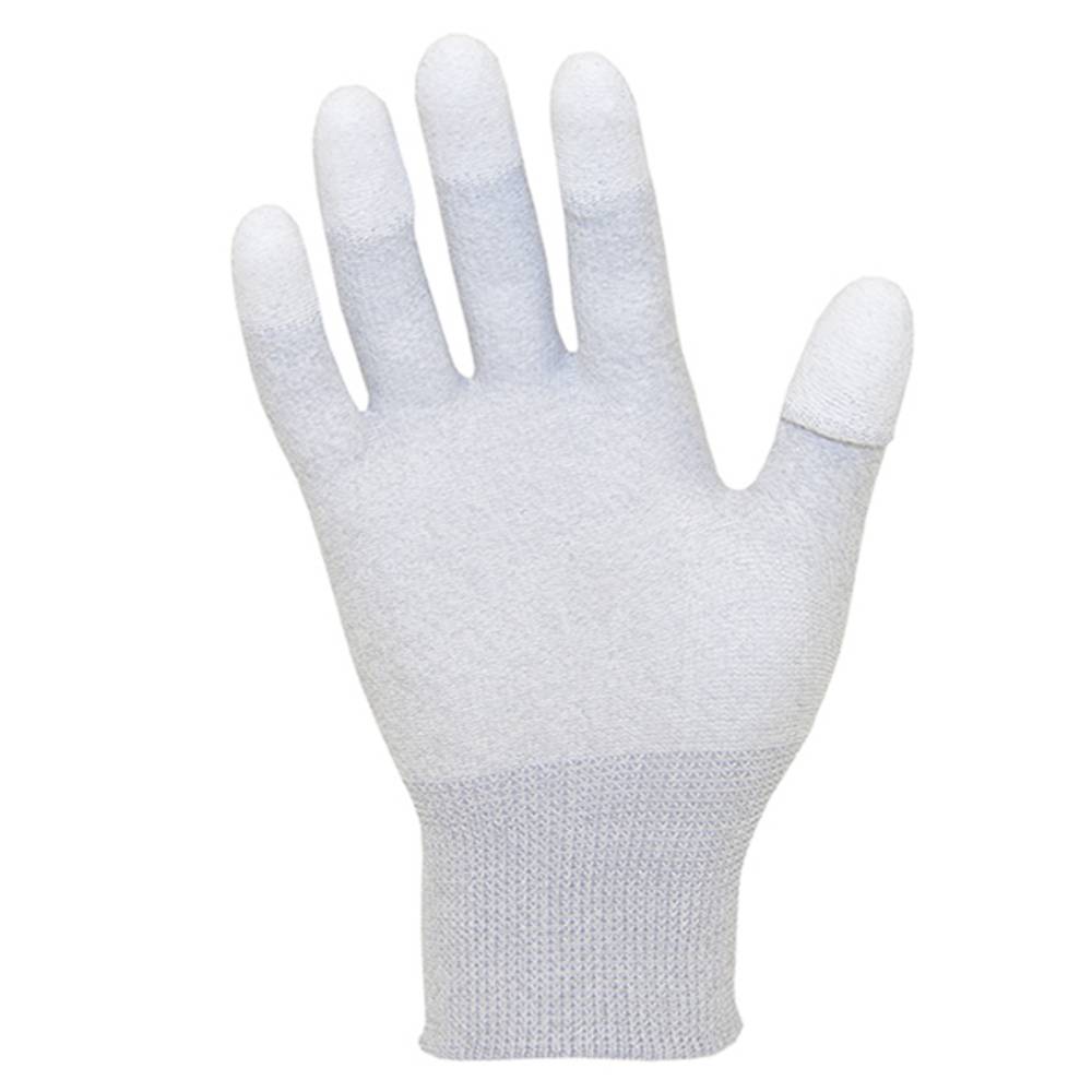 Antistat 109-0918 ESD-handschoen Maat: L Nylon, Carbon
