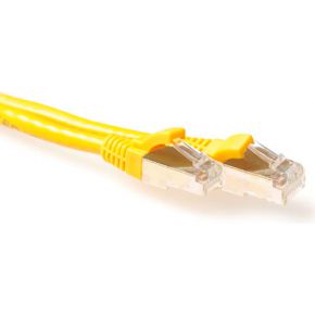 ACT FB6820 SFTP CAT6A Patchkabel Snagless Geel - 20 meter