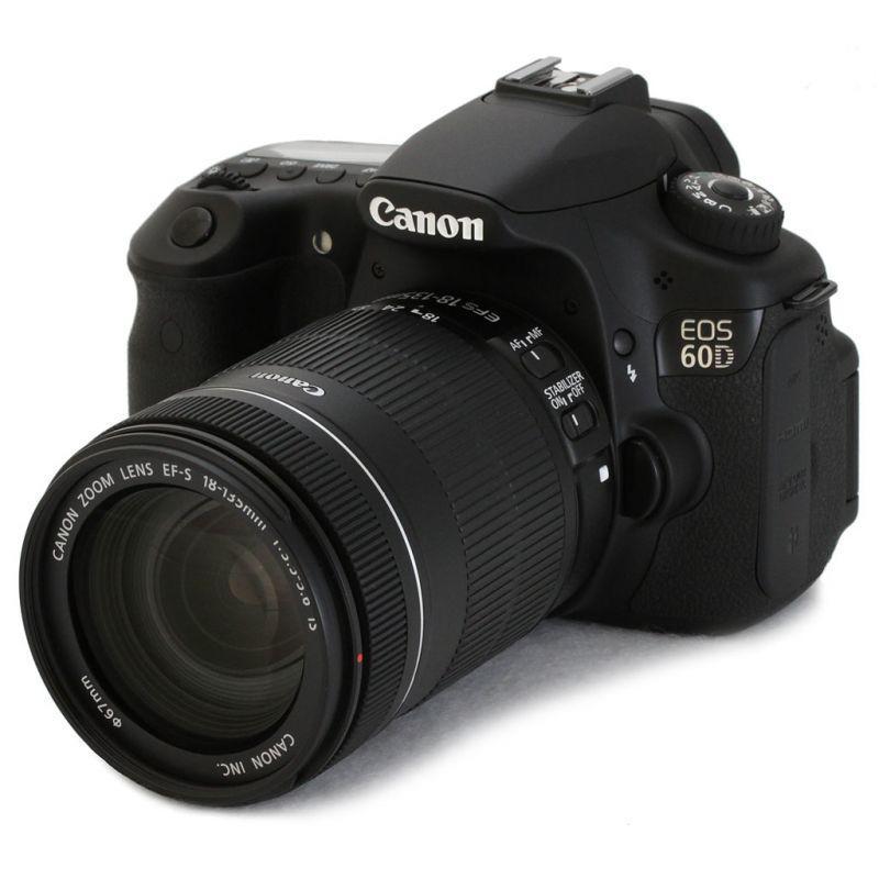 Canon Spiegelreflexcamera EOS 60D - Zwart +  EF-S 18-135mm F3.5-5.6 IS USM f/3.5-5.6