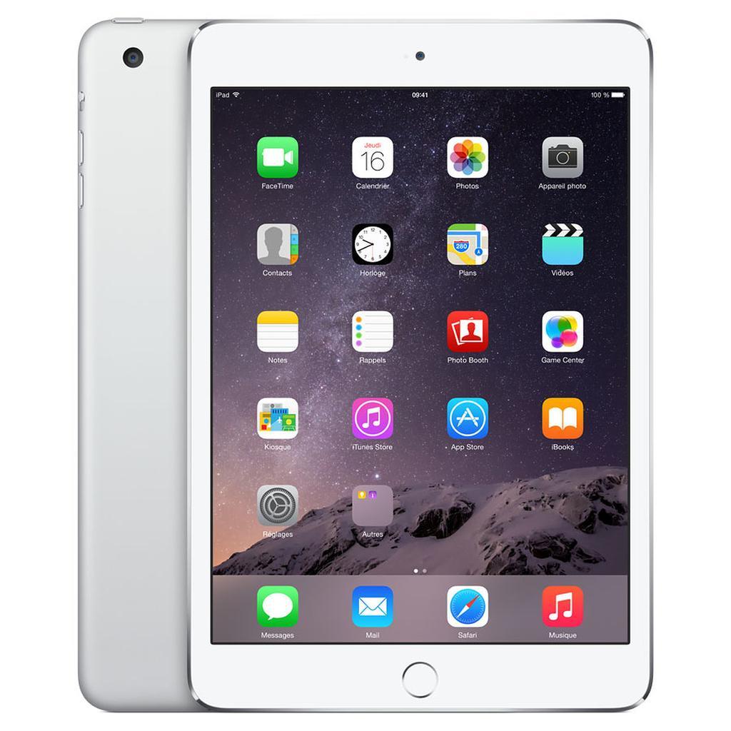 Apple iPad mini (2014) 3e generatie 128 Go - WiFi - Zilver