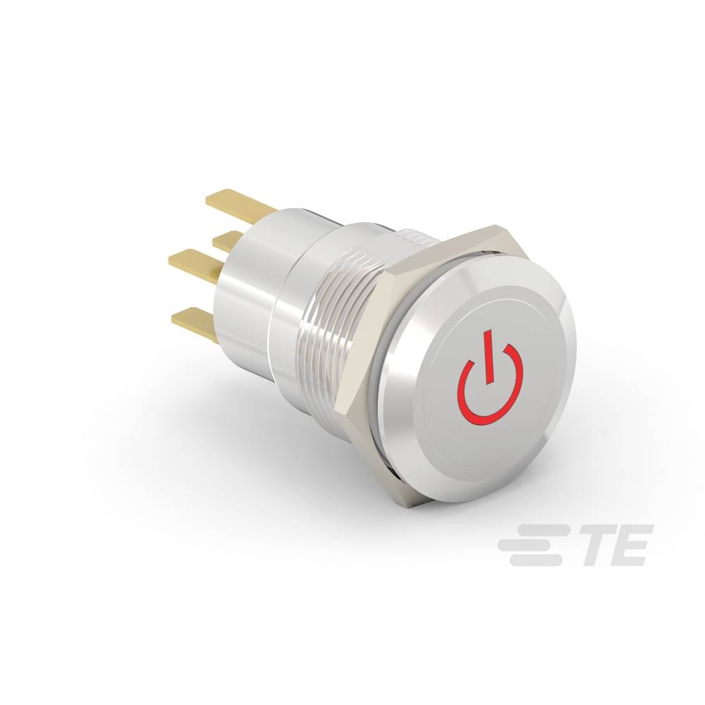 TE Connectivity 6-2213766-6 TE AMP Illuminated Pushbutton Switches 1 stuk(s) Tray
