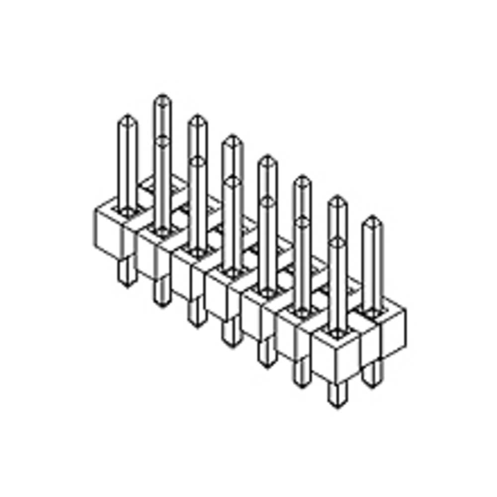 Molex Stiftleiste (Standard) Anzahl Reihen: 2 879140216 Tray