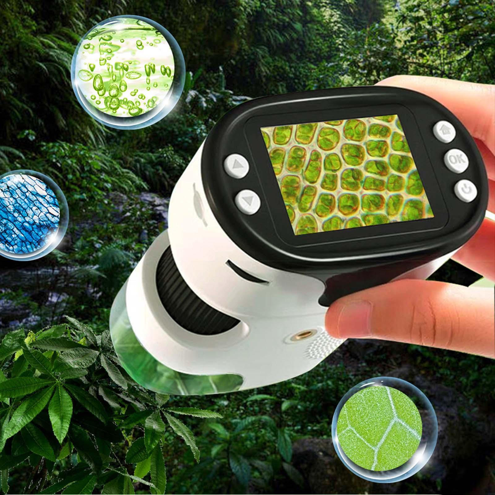 Sun 2 Handheld Digital Microscope Electronic Sample Slides Picture Toy Science