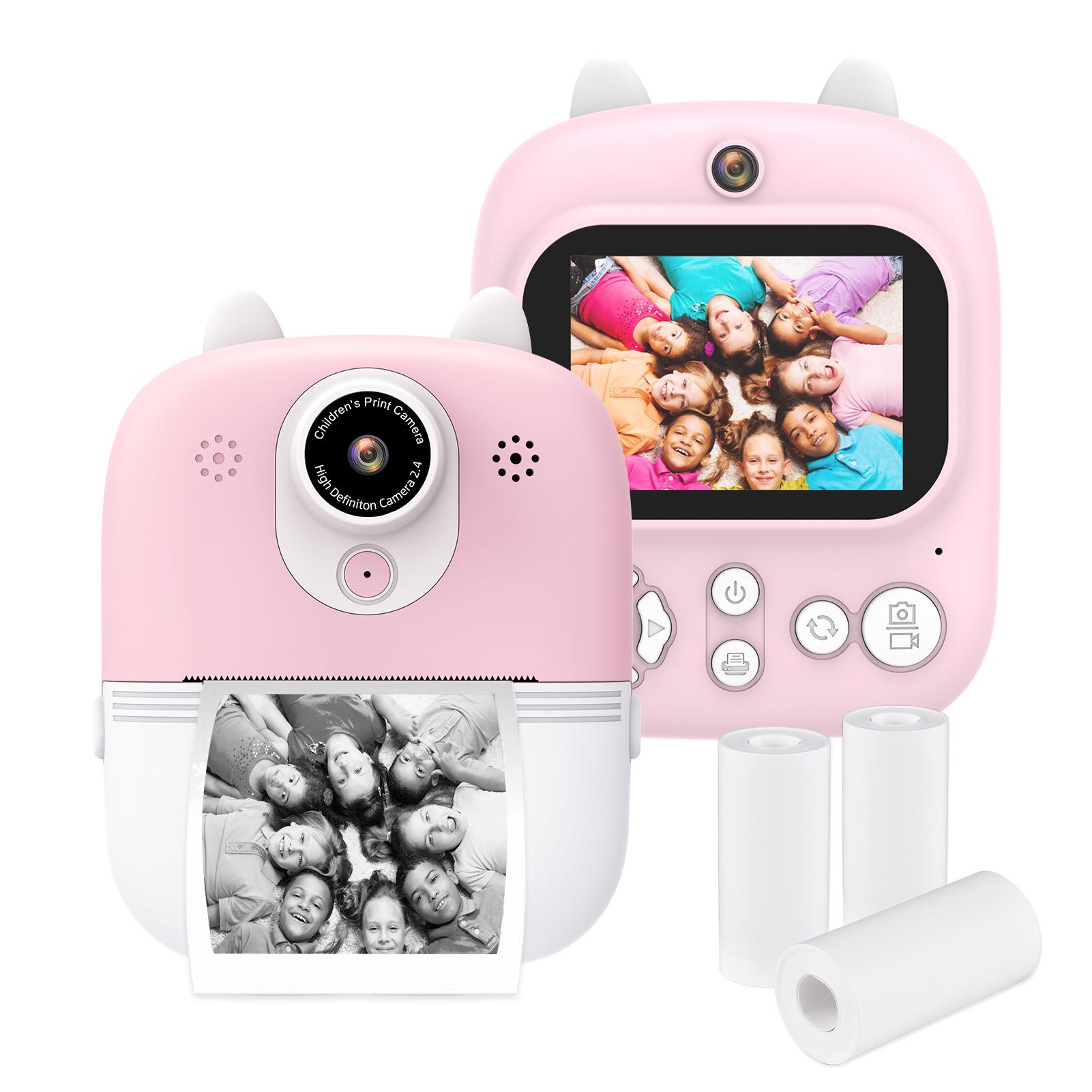 Stone Tec Multifunctional 3-in-1 Instant Print Camera Dual Front and Rear Cameras 1200W Pixels