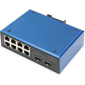 Digitus DN-651147 Industrial Ethernet Switch 8 + 2 poorten 10 / 100 / 1000 MBit/s