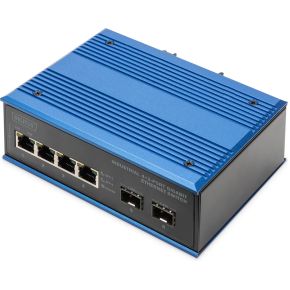 Digitus DN-651148 Industrial Ethernet Switch 4 x 2 poorten 10 / 100 / 1000 MBit/s