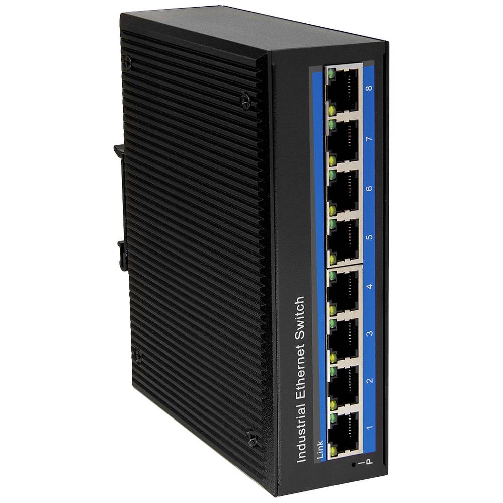 LogiLink NS201 Industrial Ethernet Switch 8 Port 10 / 100MBit/s