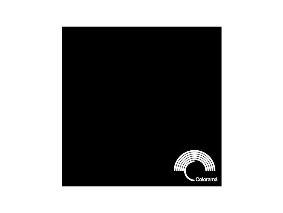 Colorama 1.35x11m Black | Achtergronden | Fotografie - Studio | 5060101580127