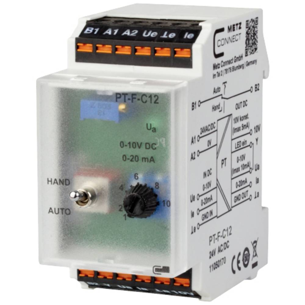Metz Connect PT-F-C12 24 V AC/DC 11050170 Signaalomvormer 1 stuk(s)