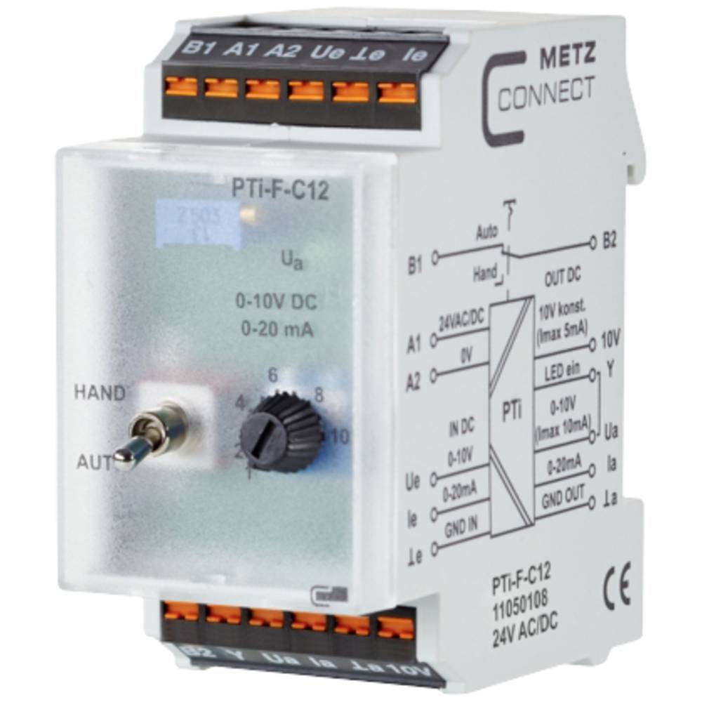 Metz Connect PTi-F-C12 24 V AC/DC 1105010870 Signaalomvormer 1 stuk(s)