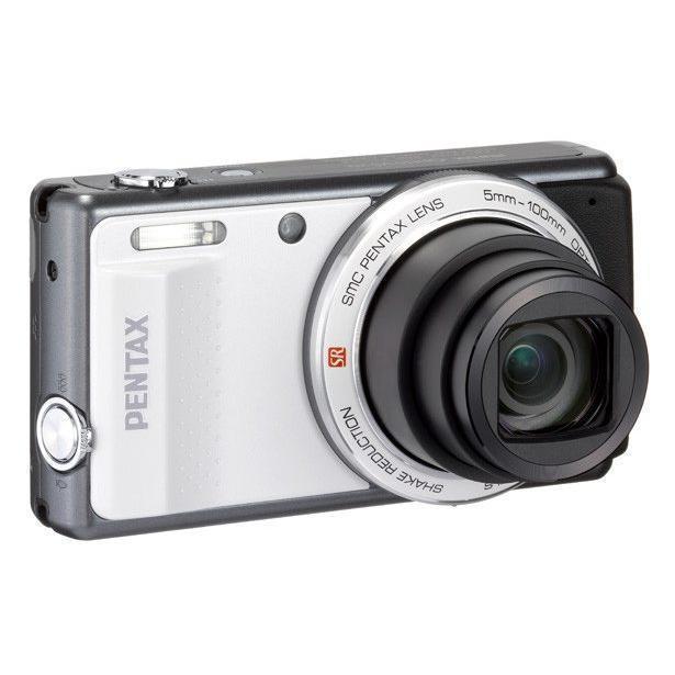 Pentax Compactcamera Optio VS20 - Wit/Zwart +  SMC 20X Optical Zoom 28-560 mm f/3.1-4.8 f/3.1-4.8