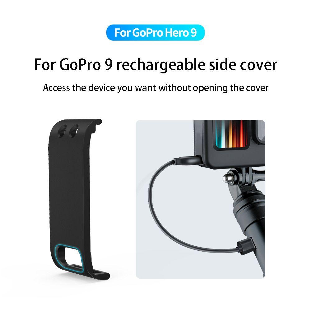 Xiaoianping Plastic Vlog Battery Side Cover Side Cover Action Camera Chargeable For GoPro 9/10