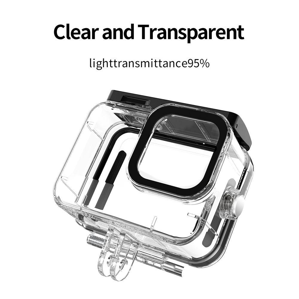 Dingchang Filter Camera Accessories Diving Housing Cover Protective Shell 45M Waterproof Case For Go Pro 9/10