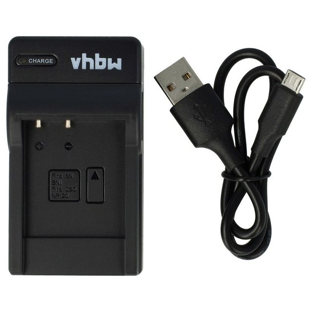 VHBW Camera acculader compatibel met Casio NP-120 en Sony NP-BN1 accu's | 