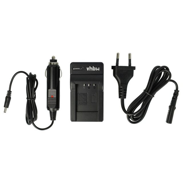 VHBW Camera accu snellader compatibel met Panasonic VW-VBX070, Pentax D-Li88, Sanyo DB-L80 en Toshiba PX1686 accu's | 