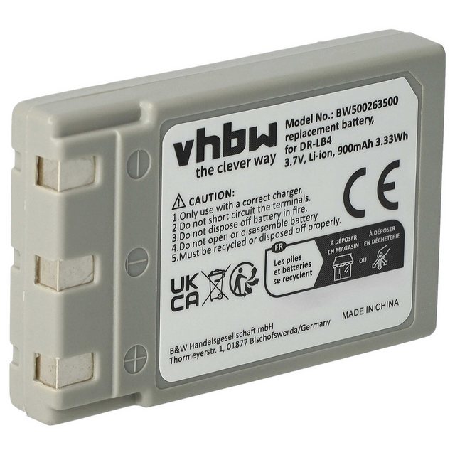 VHBW Camera accu compatibel met o.a. Konica Minolta DR-LB4, NP-500 en NP-600 / 750 mAh | 