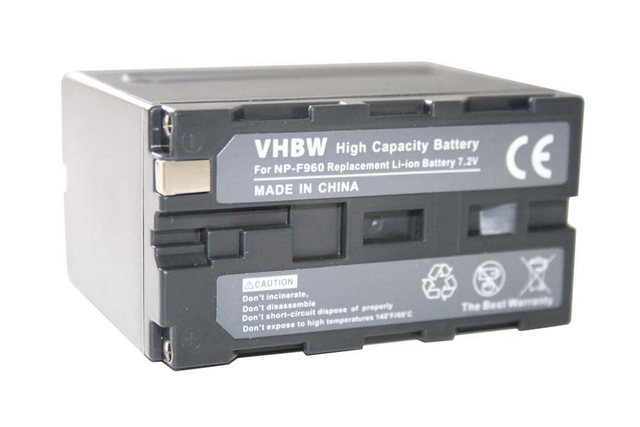 VHBW Camera accu compatibel met Sony NP-F930, NP-F950, NP-F960 en NP-F970 - 6000 mAh | 