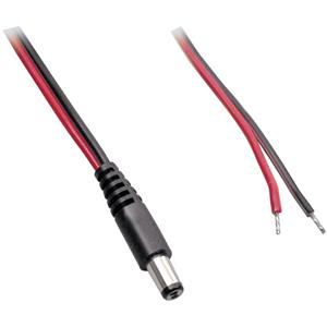 BKL Electronic Laagspannings-aansluitkabel Laagspanningsstekker - Open kabeleinde 4 mm 1.70 mm 30.00 cm 1 stuk(s)
