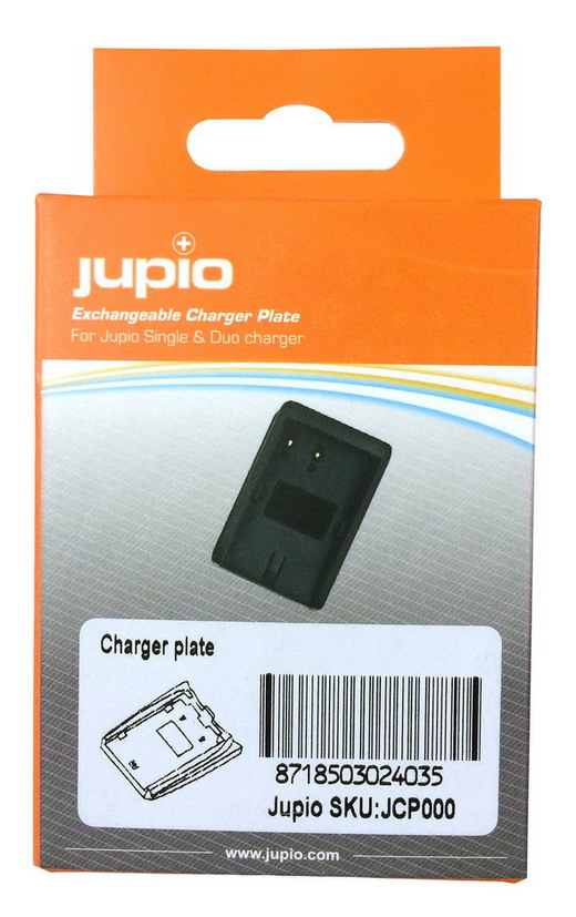 Jupio Accu-frontje voor duo en single oplader - voor Canon accu NB-7L