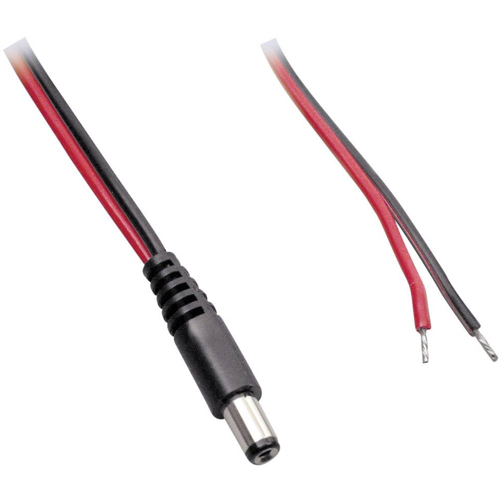 BKL Electronic Laagspannings-aansluitkabel Laagspanningsstekker - Open kabeleinde 5.50 mm 30.00 cm 1 stuk(s)