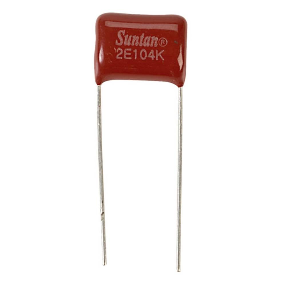 Suntan TS02002E104KSB0D0R 1 stuk(s) Foliecondensator 100 nF 250 V 10 % 10 mm (l x b) 7 mm x 14 mm