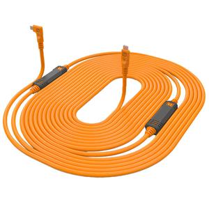 Tether Tools TetherTools TetherPro USB-C Recht naar USB-C Hoek 9.4 m Oranje