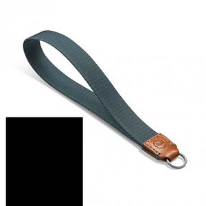 LEICA Wrist Strap D-Lux 8 Fabric, Leather Cognac - Petrol - 18571