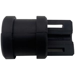 TRU COMPONENTS TC-KDT/Z 03 Kabeldoorvoering Gegroefd Klem-Ø (max.): 4 mm Thermoplastische rubbers Zwart 1 stuk(s)