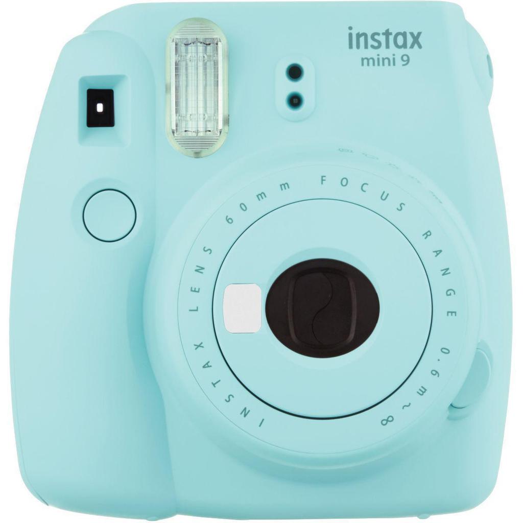 Fujifilm Instant camera Instax Mini 9 - IJsblauw (Ice blue) +  Instax Lens 60mm f/12.7 f/12.7
