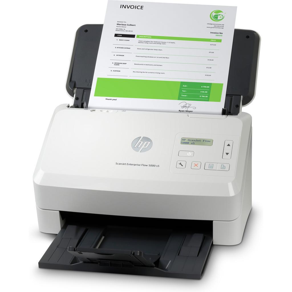 HP ScanJet Enterprise Flow 5000 S5 Inkjet Printer