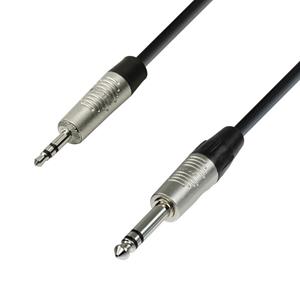 Adam Hall 4 Star BVW 0300 Rean verloopkabel 1x stereo jack naar 1x mini-jack 3m