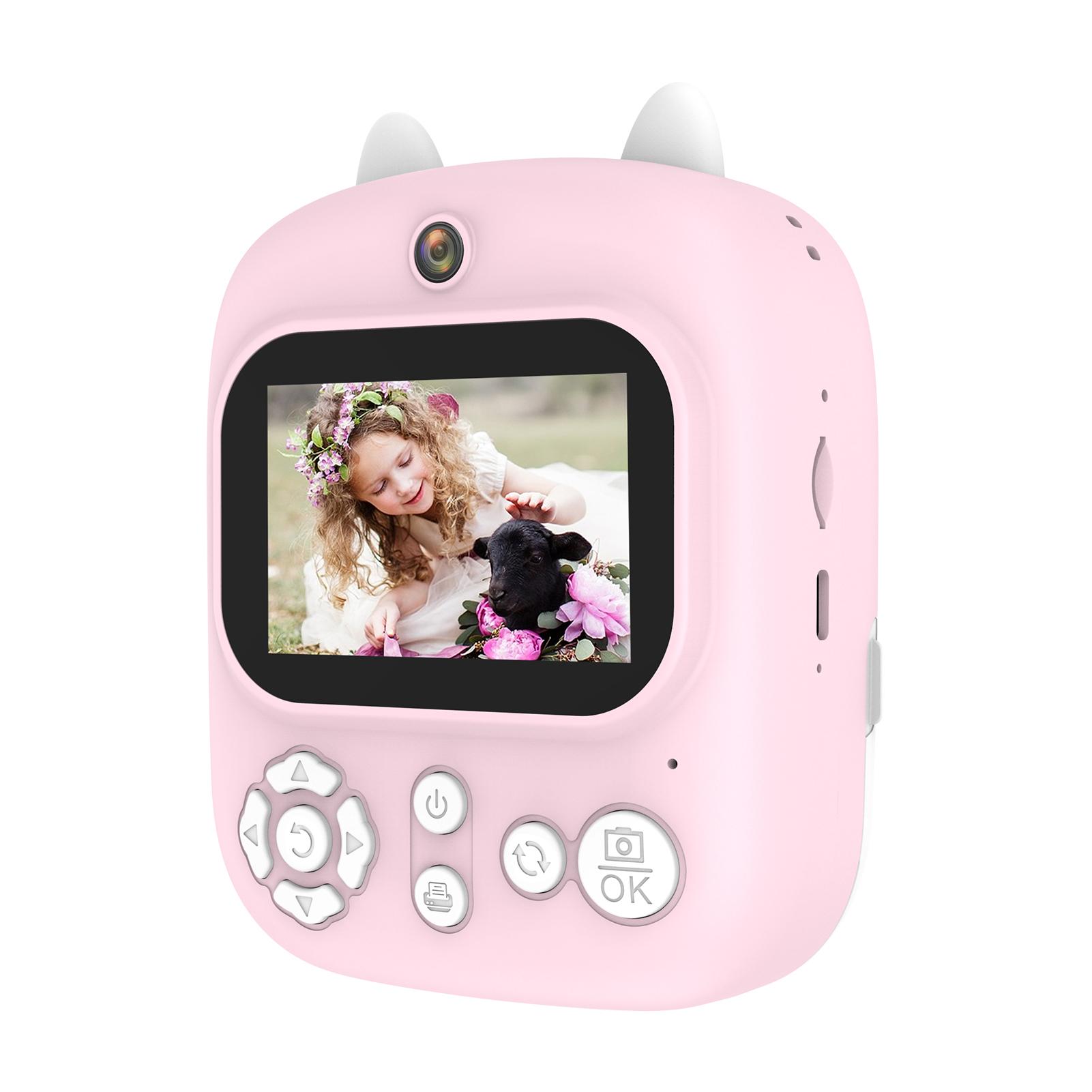 Andoer 3-in-1 multifunctionele instantcamera Kinder Instant Print-camera 2,4-inch IPS-scherm