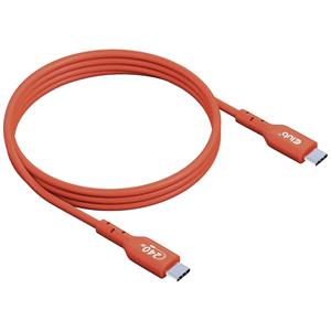 Club3D USB-C-kabel USB 2.0 USB-C stekker 1.00 m Oranje CAC-1511