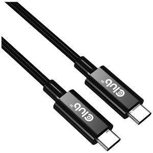 Club3D USB-C-kabel USB 4.0 USB-C stekker 3.00 m Zwart CAC-1579