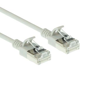 ACT DC7030 LSZH U/FTP CAT6A Datacenter Slimline Patchkabel Snagless | RJ45 Connectoren | Grijs | 15 cm