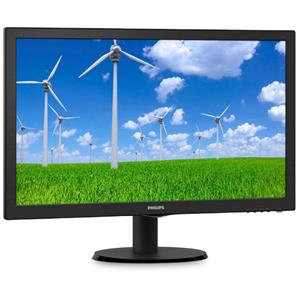 Philips 243S5LJMB - 24 inch - 1920x1080 - DP - DVI - HDMI - VGA - Zwart