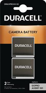 Duracell 2x GoPro Hero 5, 6, 7 accu AHDBT-501 ()