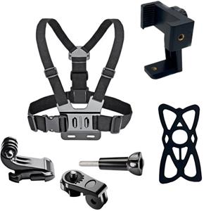 Freedom Outdoors Phone Holder Chest Strap Mount Belt For GoPro Hero Insta360 R X2 DJI OSMO Go Pro SJCAM EKEN Action Camera Accessories