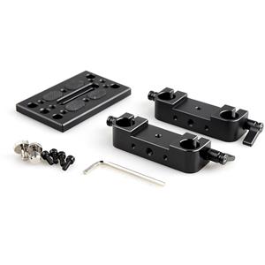 SmallRig 1775 Mounting Plate with 15mm Rod Clamps