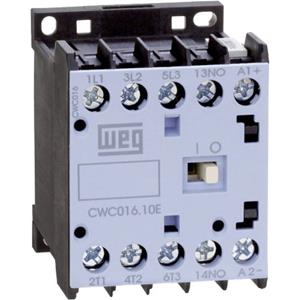 WEG CWC012-10-30D24 Contactor 3x NO 5.5 kW 230 V/AC 12 A Met hulpcontact 1 stuk(s)