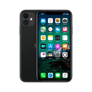 Refurbished iPhone 11 256 GB Zwart Zichtbaar gebruikt