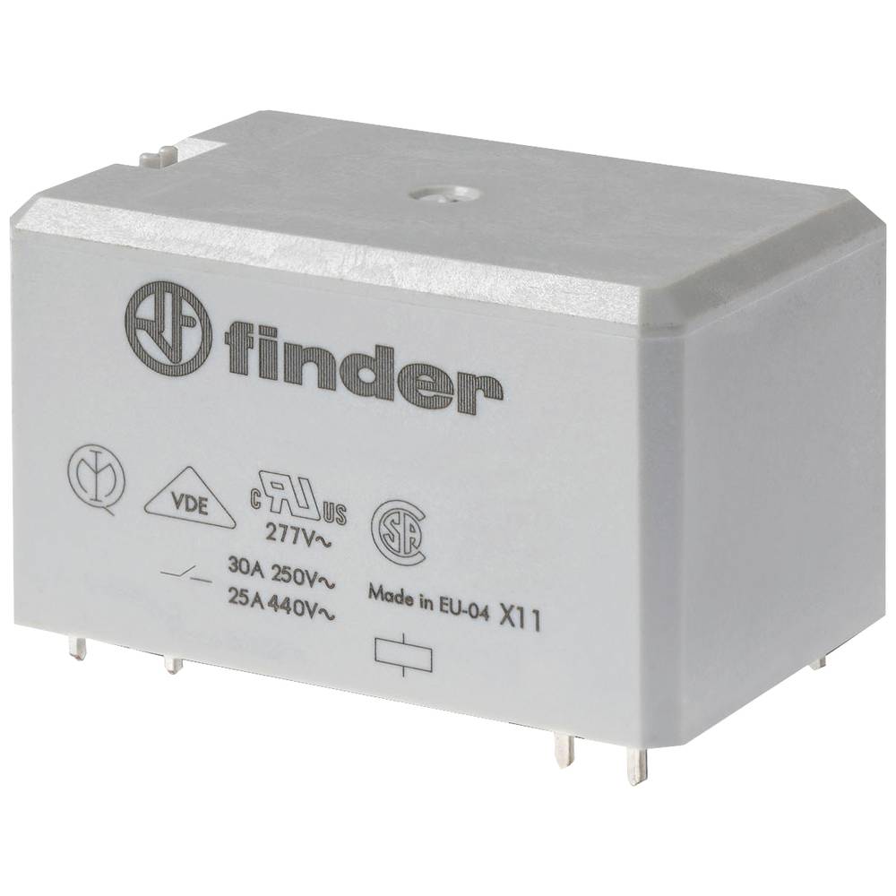 Finder 66.82.9.012.4000 Steekrelais 12 V/DC 30 A 2x NO 1 stuk(s)